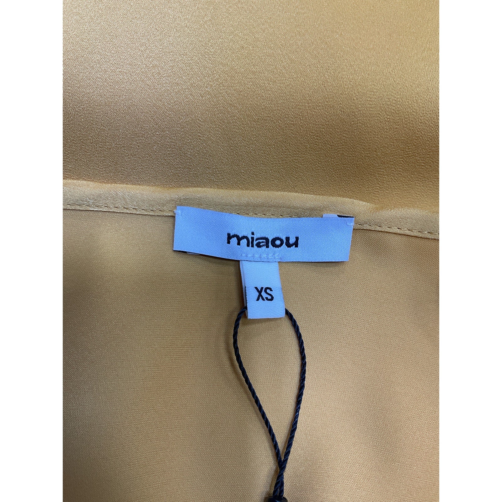 Miaou 'Ginger' Yellow Polyester Dress Size XS