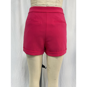 Cinq à Sept x Revolve Pink Triacetate Crepe Elaine Short Size 4