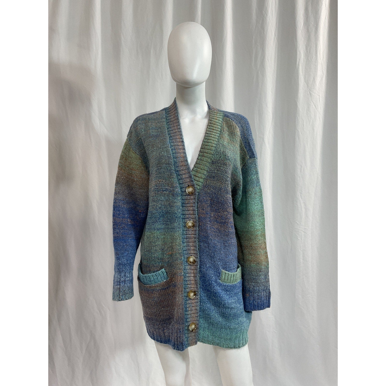 L*Space 'Zoe' Blue Cardigan Size XS