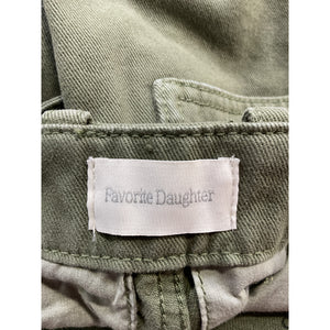 Favorite Daughter 'The Favorite' Green Cargo Pants Size 25