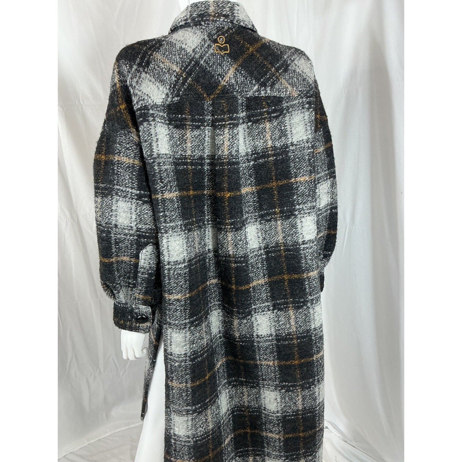 Isabel Marant 'Fontizi' Black Wool Coat Size XS