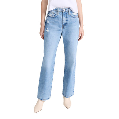 Frame Distressed Blue Le Jane Ankle Denim Jeans Size 25