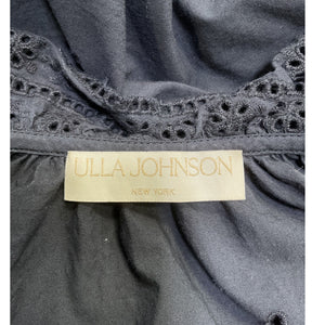 Ulla Johnson Eyelet Noir Alora Top Size 8