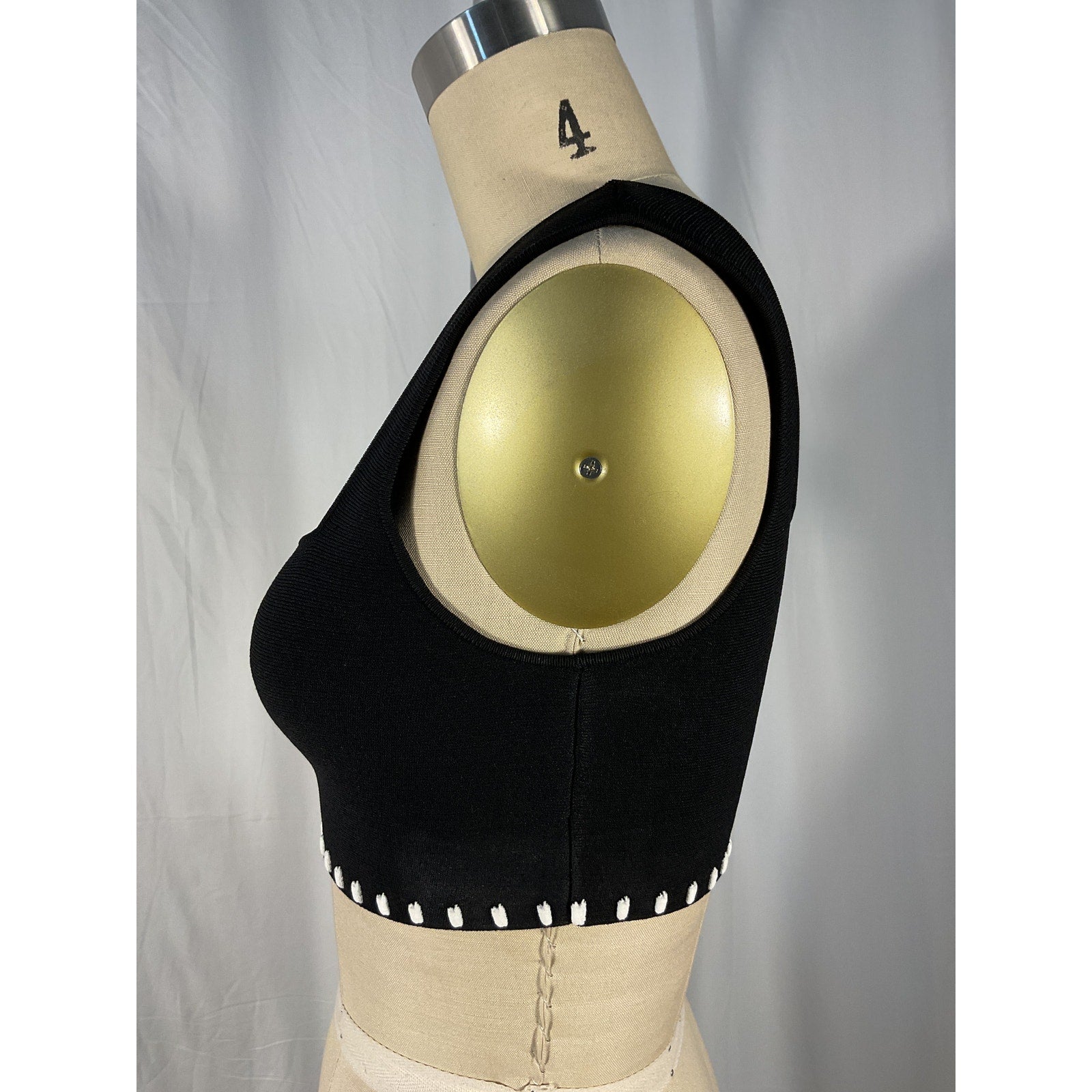 Alexis 'Kesa' Black Crepe Top Size S