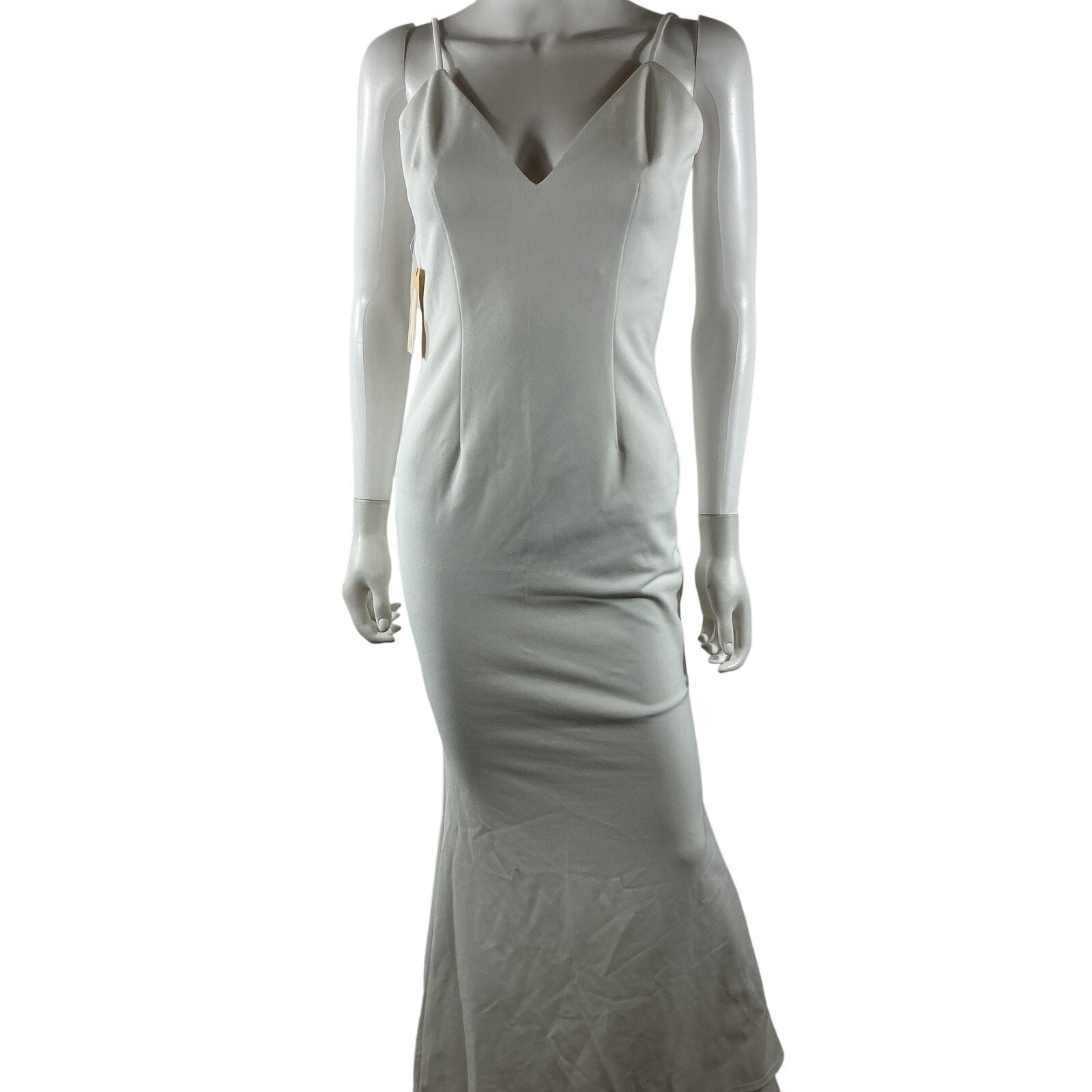Katie May 'Bambina' White Polyester Gown Size S - NWT