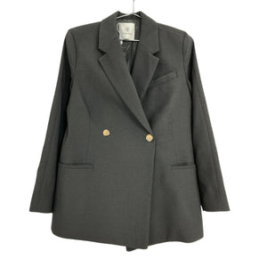 Anine Bing Tailored Black Kaia Blazer Size S
