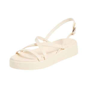 Ancient Greek Sandals Strappy Beige Silia Sandals Size 37 EU / US 7