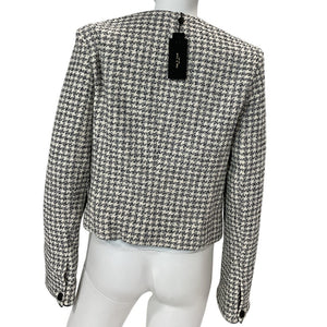 Rag & Bone Cotton Black White Carmen Jacket Size 8 NWT