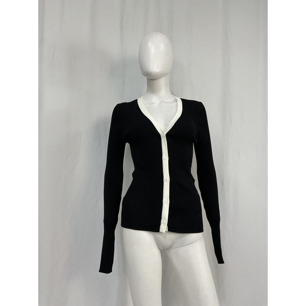 Staud Cargo Black Viscose Sweater Size L