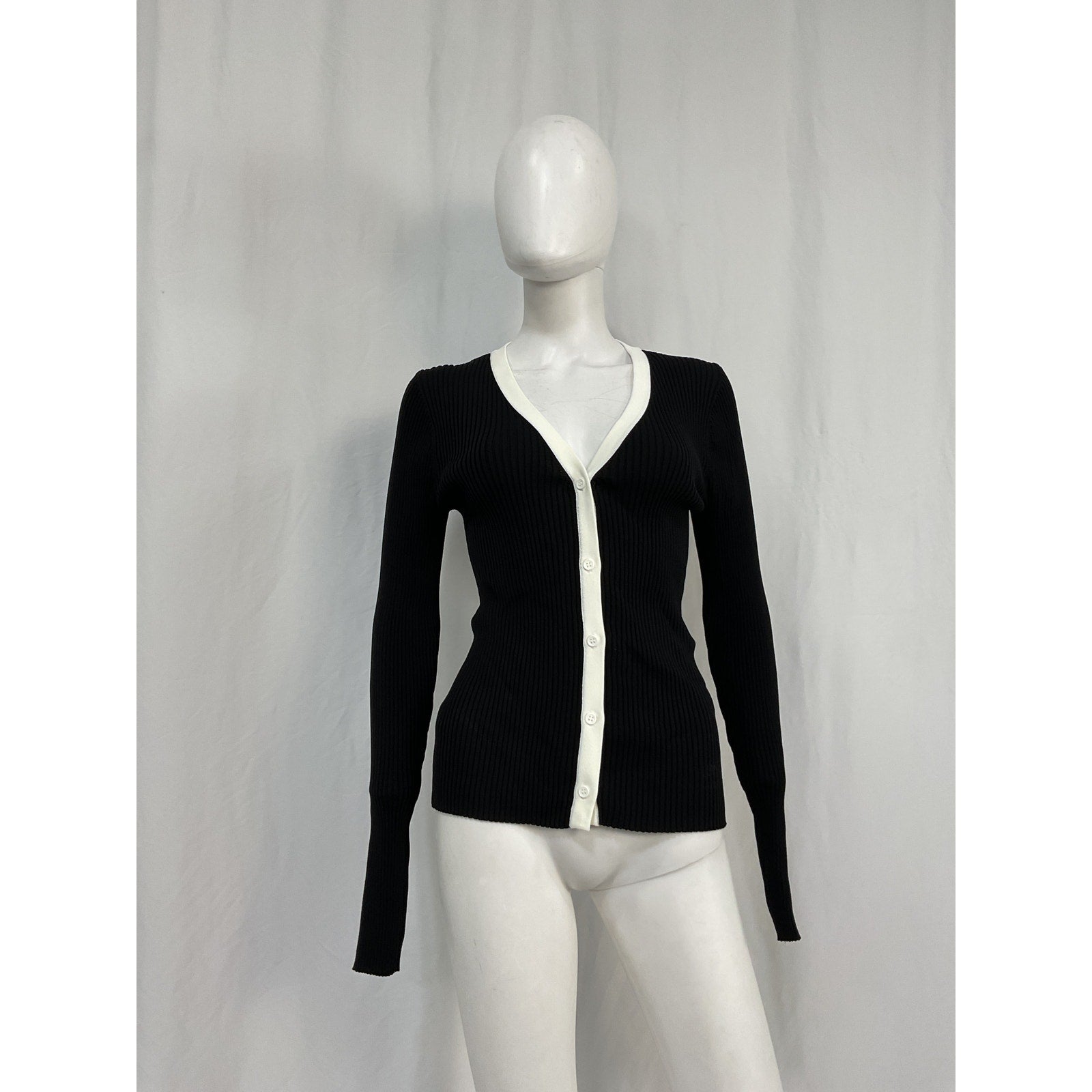 Staud Cargo Black Viscose Sweater Size L
