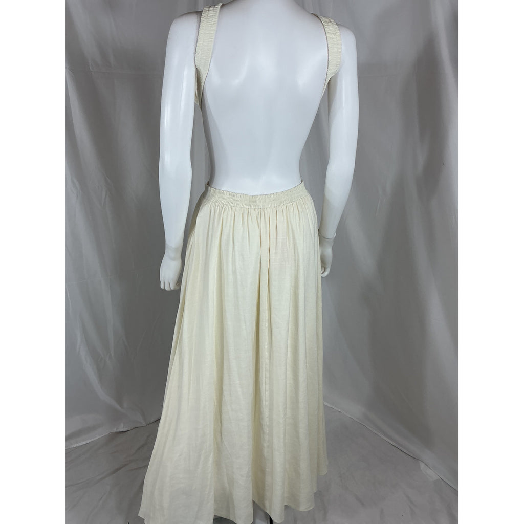 Cult Gaia 'Theia' White Linen Dress Size M