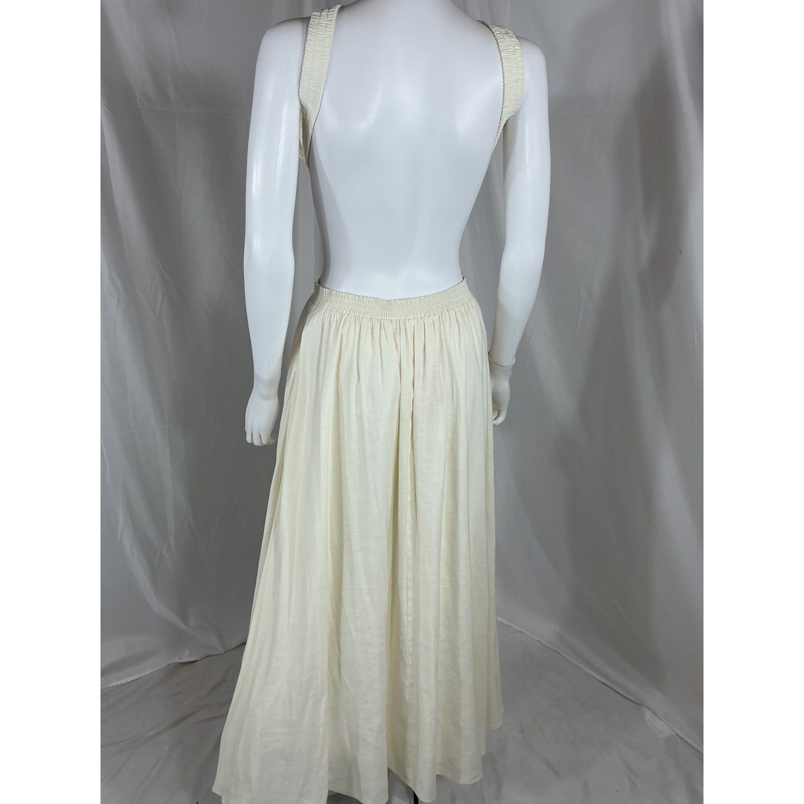 Cult Gaia 'Theia' White Linen Dress Size M
