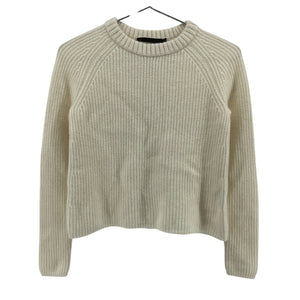 Jenni Kayne Cashmere Ivory Fisherman Sweater Size XS