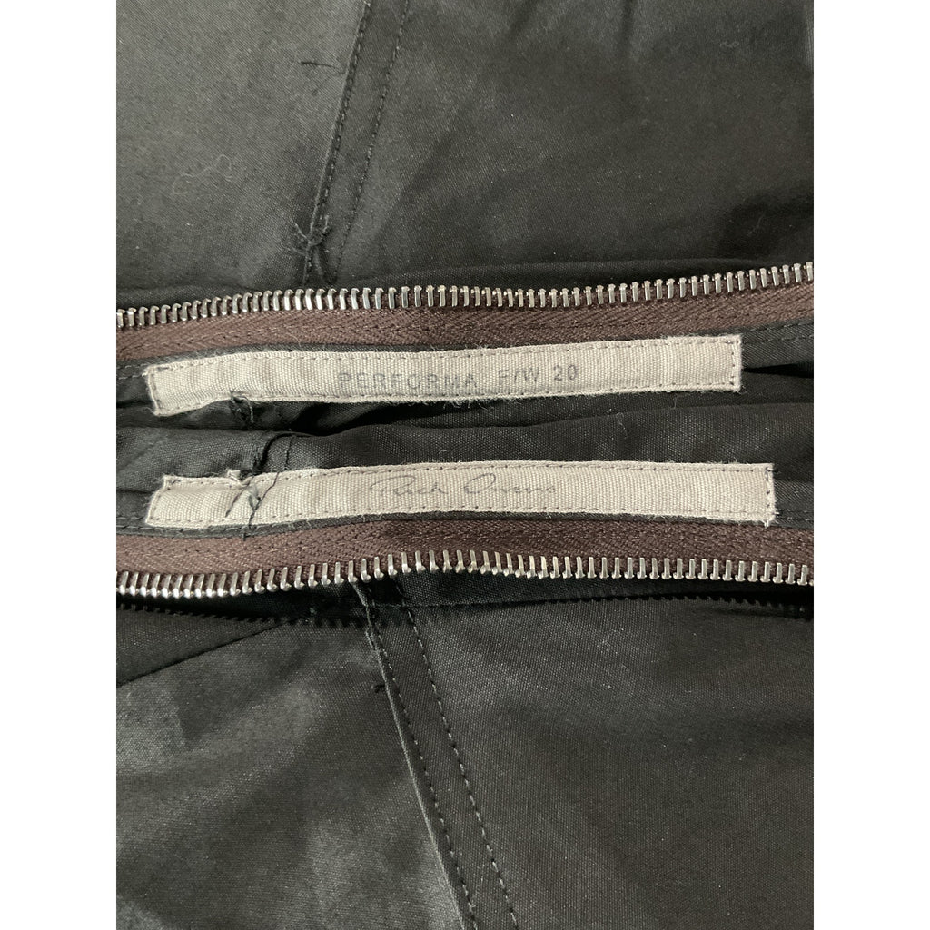 Rick Owens 'Maillot' Black Cotton Dress Size 38