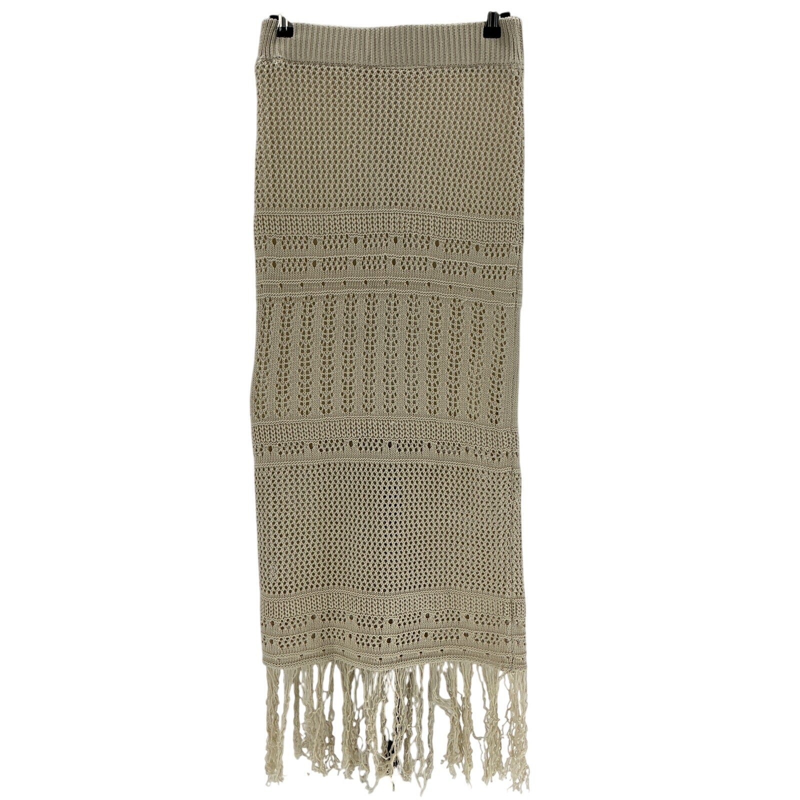 Line & Dot 'Calypso' Beige Polyester Maxi Skirt Size S