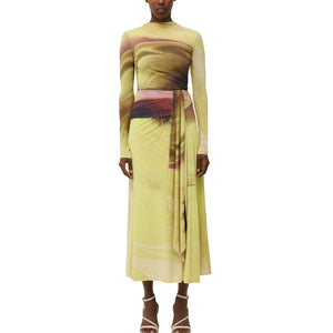 Simkhai Vibrant Luminary Print Shane Top Size XS