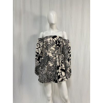 Alexis 'Ellora' Black Viscose Dress Size XXS