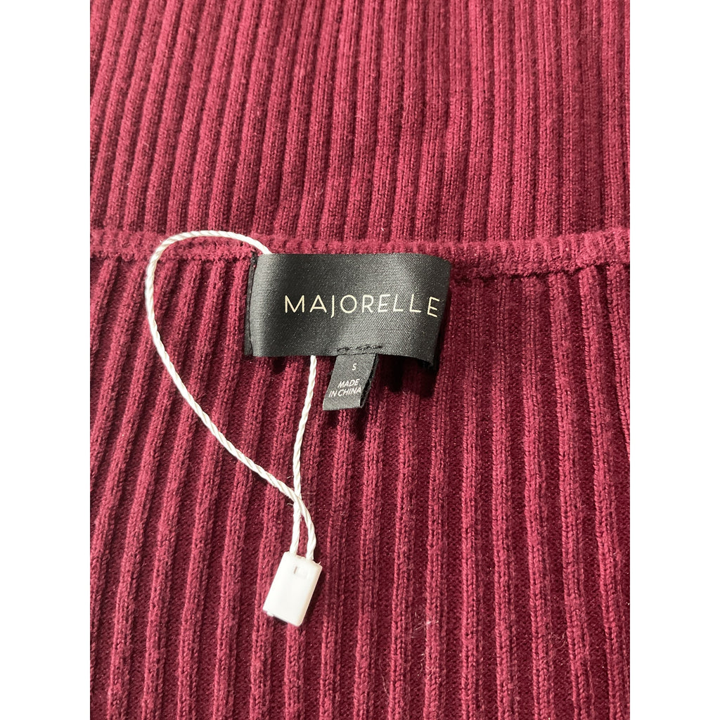 Majorelle 'Salone' Red Cotton Sweater Size S