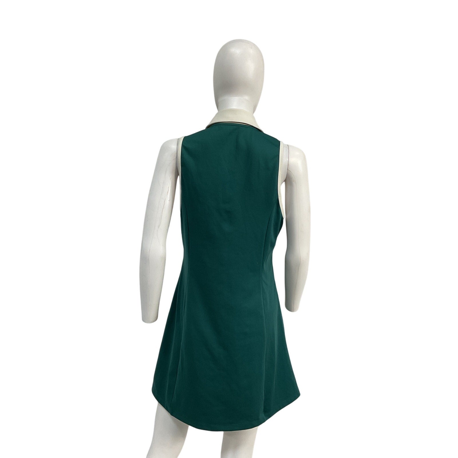 Reformation 'Leslie' Green Polyester Ecomove Zip Front Active Dress Size XL