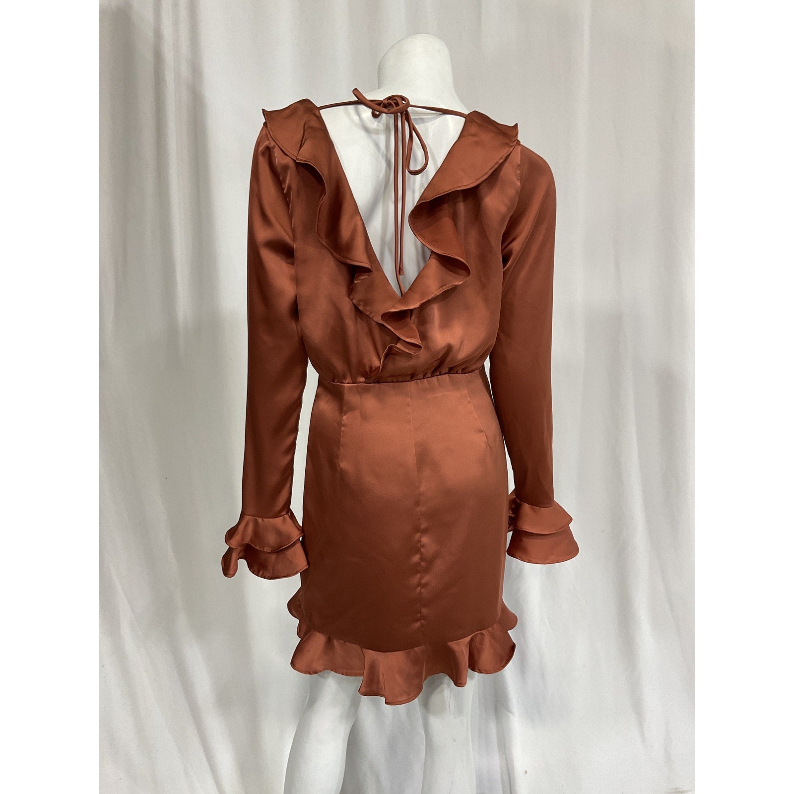 Majorelle 'Nelly' Brown Mini Dress Size M