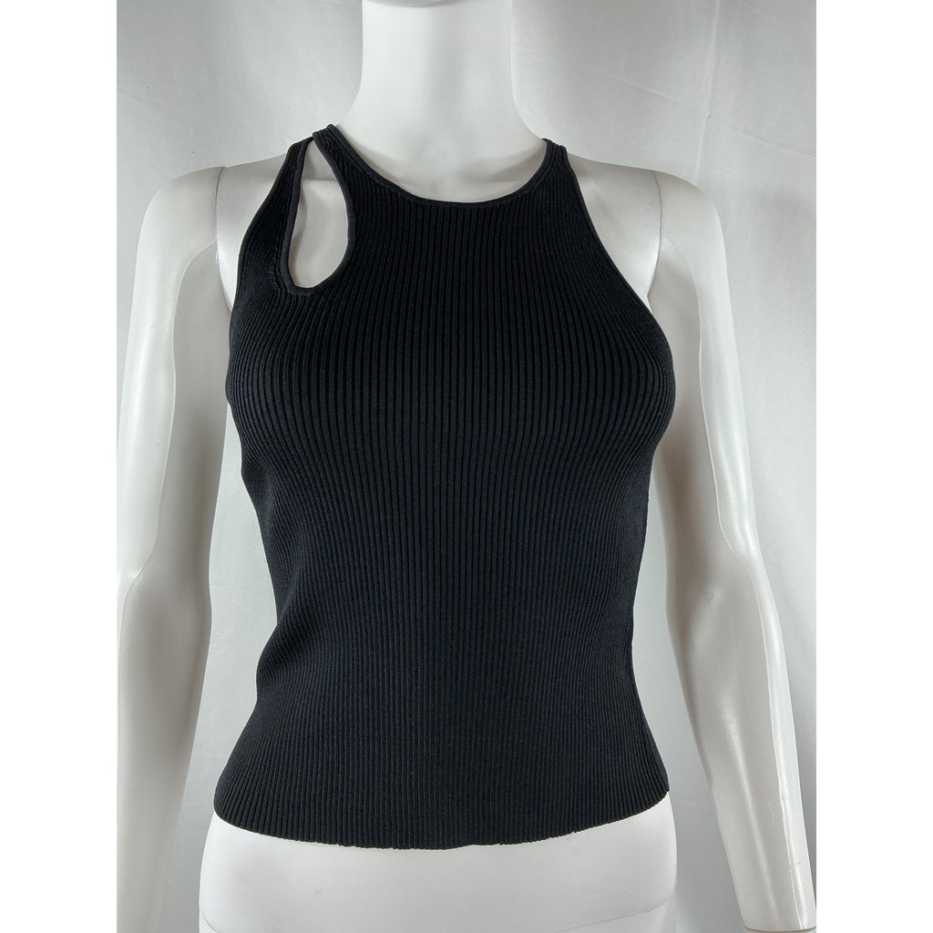 Simkhai 'Marte' Black Rayon Tank Top Size S