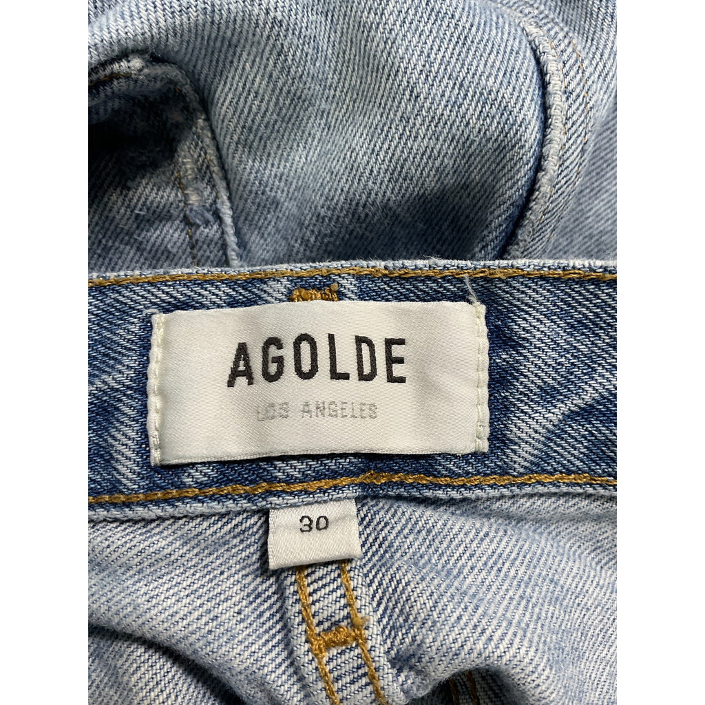 Agolde '90's' Blue Pinch Waist Denim Jean Size 30