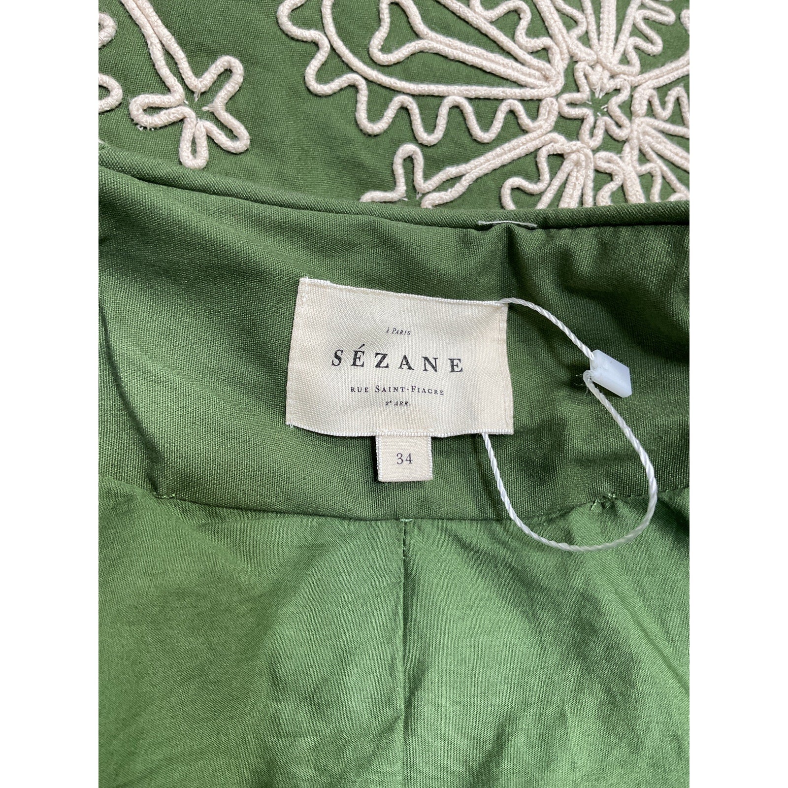 S�zane 'Ewan' Green Jacket Size 34