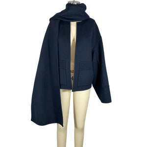 A.L.C. Draped Blue Finley Jacket Size S