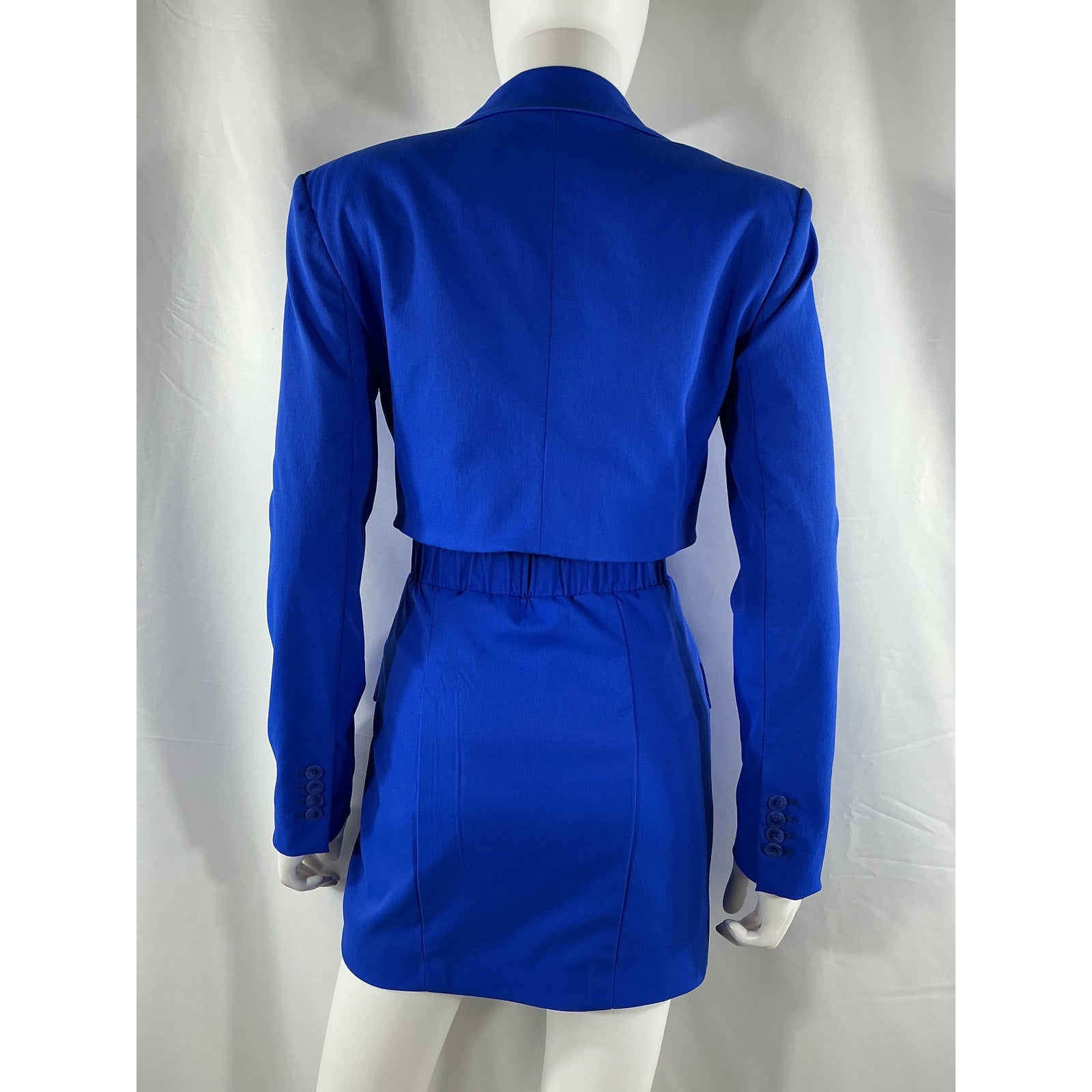 Simkhai 'Kylo' Blue Nylon Blazer Mini Dress Size 0