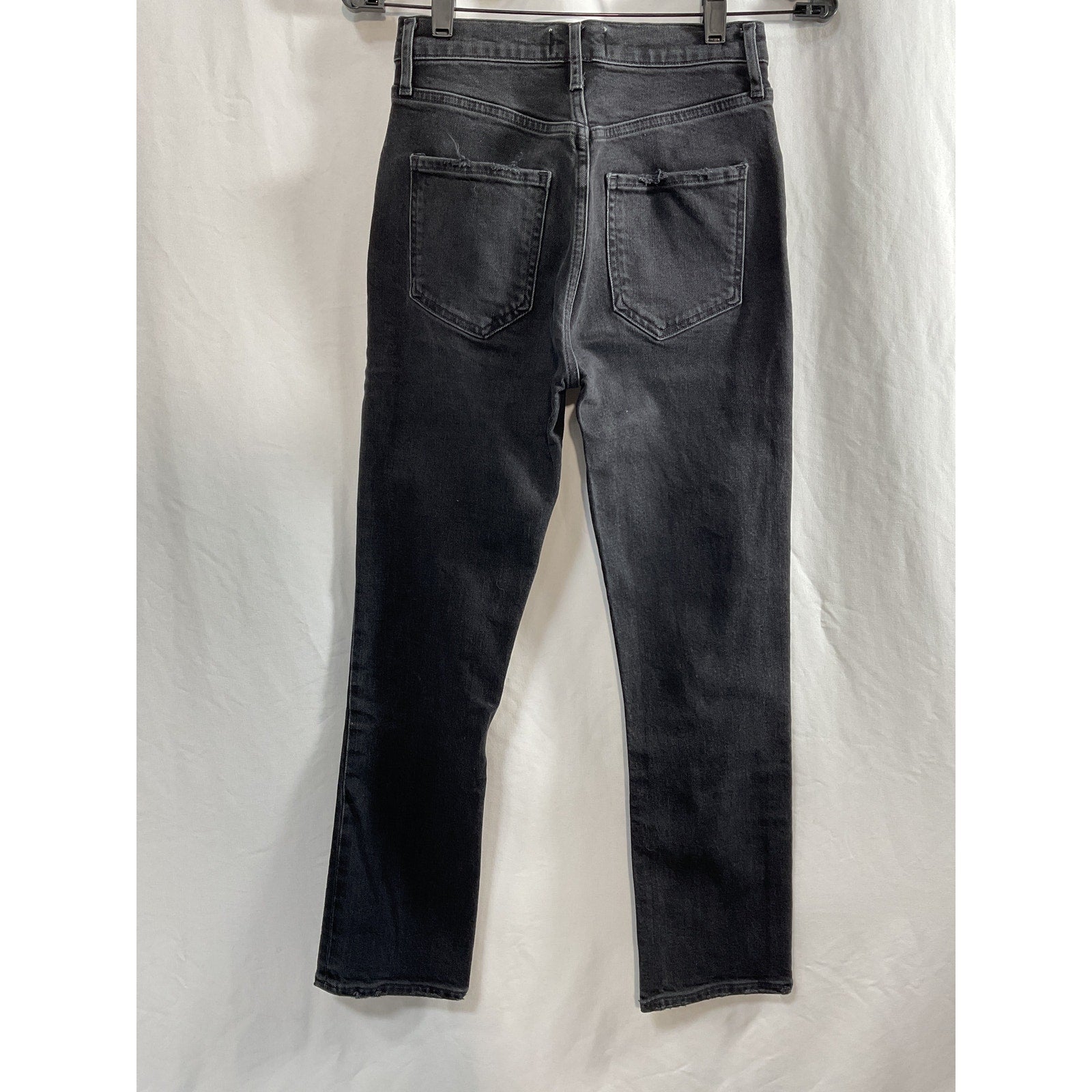 Agolde 'Riley' Black Cotton Denim Jeans Size 24 - NWT