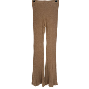 ALIX NYC Ribbed Tan Delancy Pants Size S