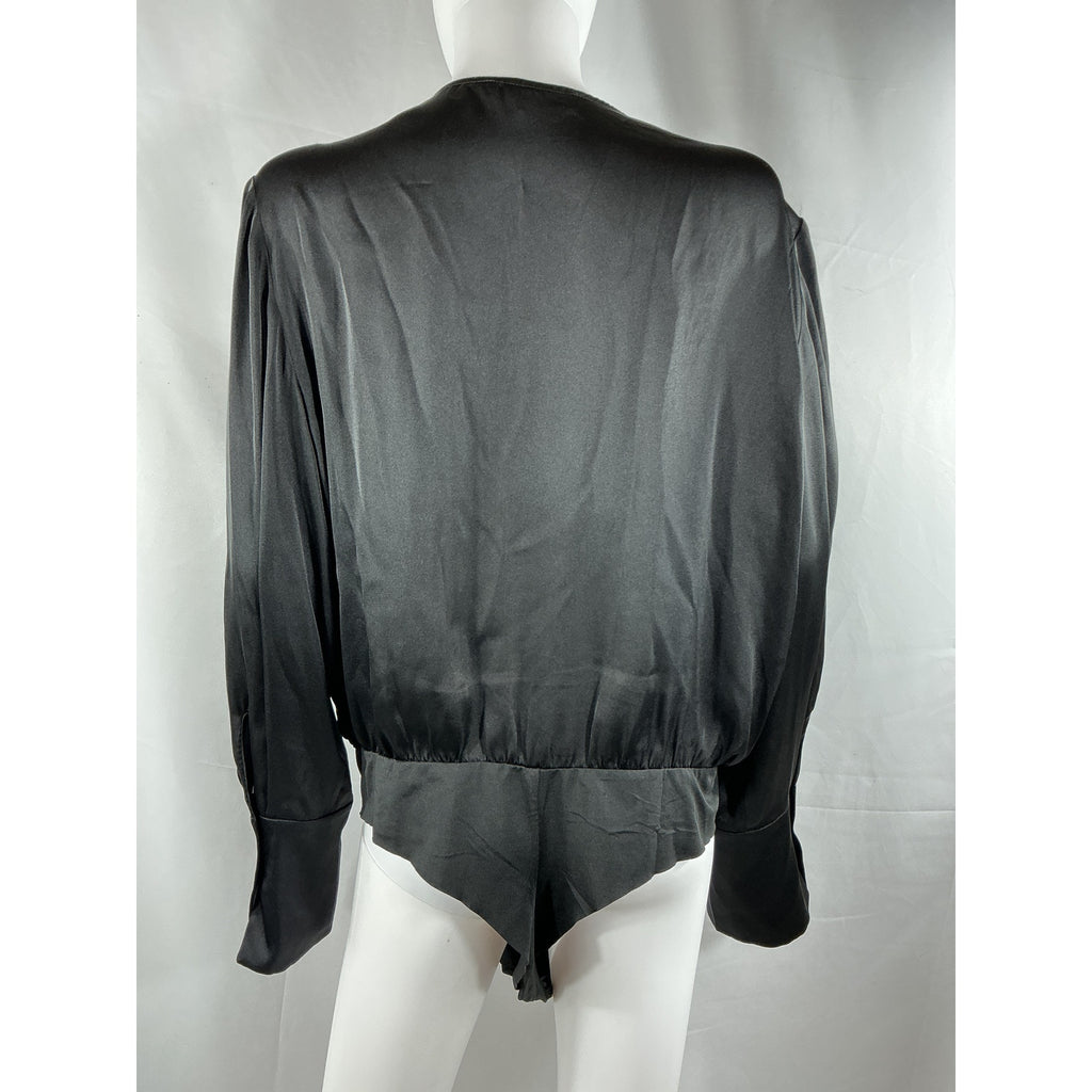 Favorite Daughter 'The Date' Black Polyester Blouse Size XL