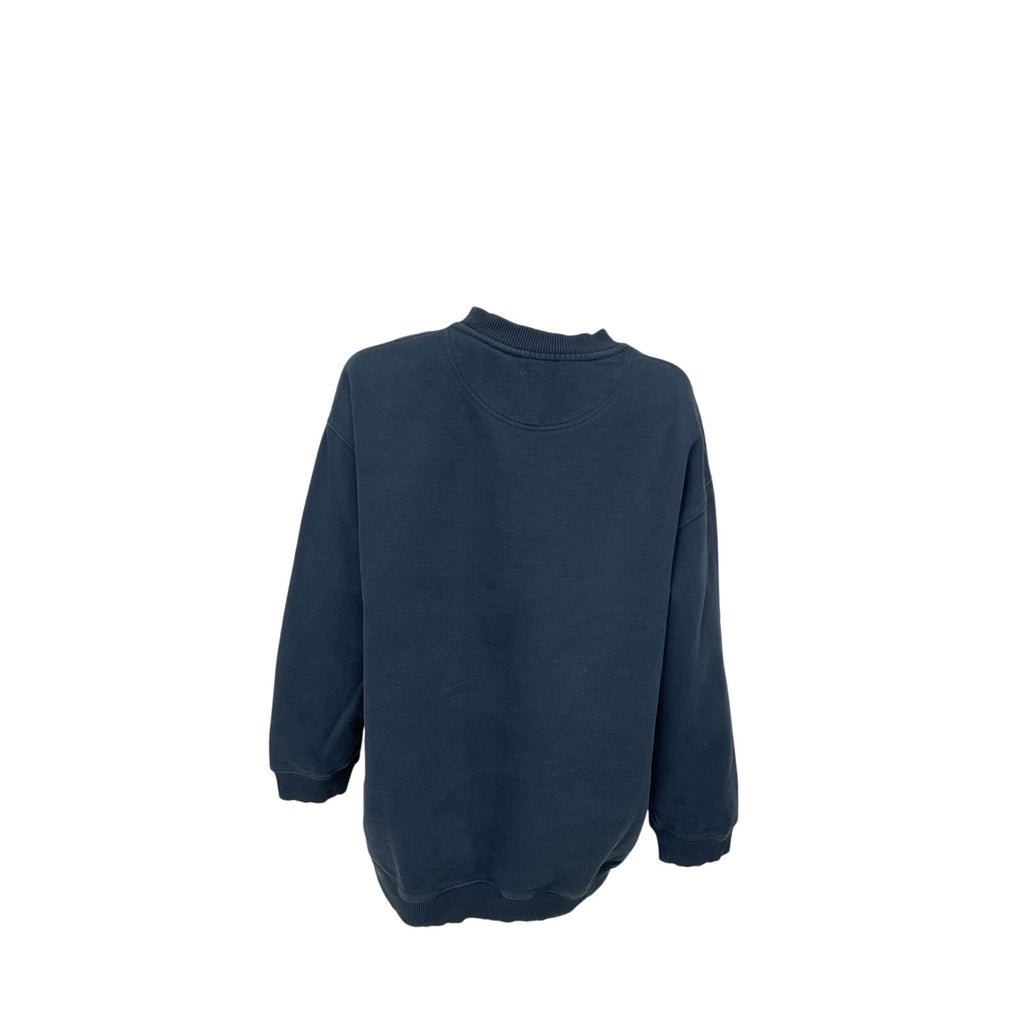 Anine Bing 'Tyler' Blue Cotton Bing Sweatshirt Size S