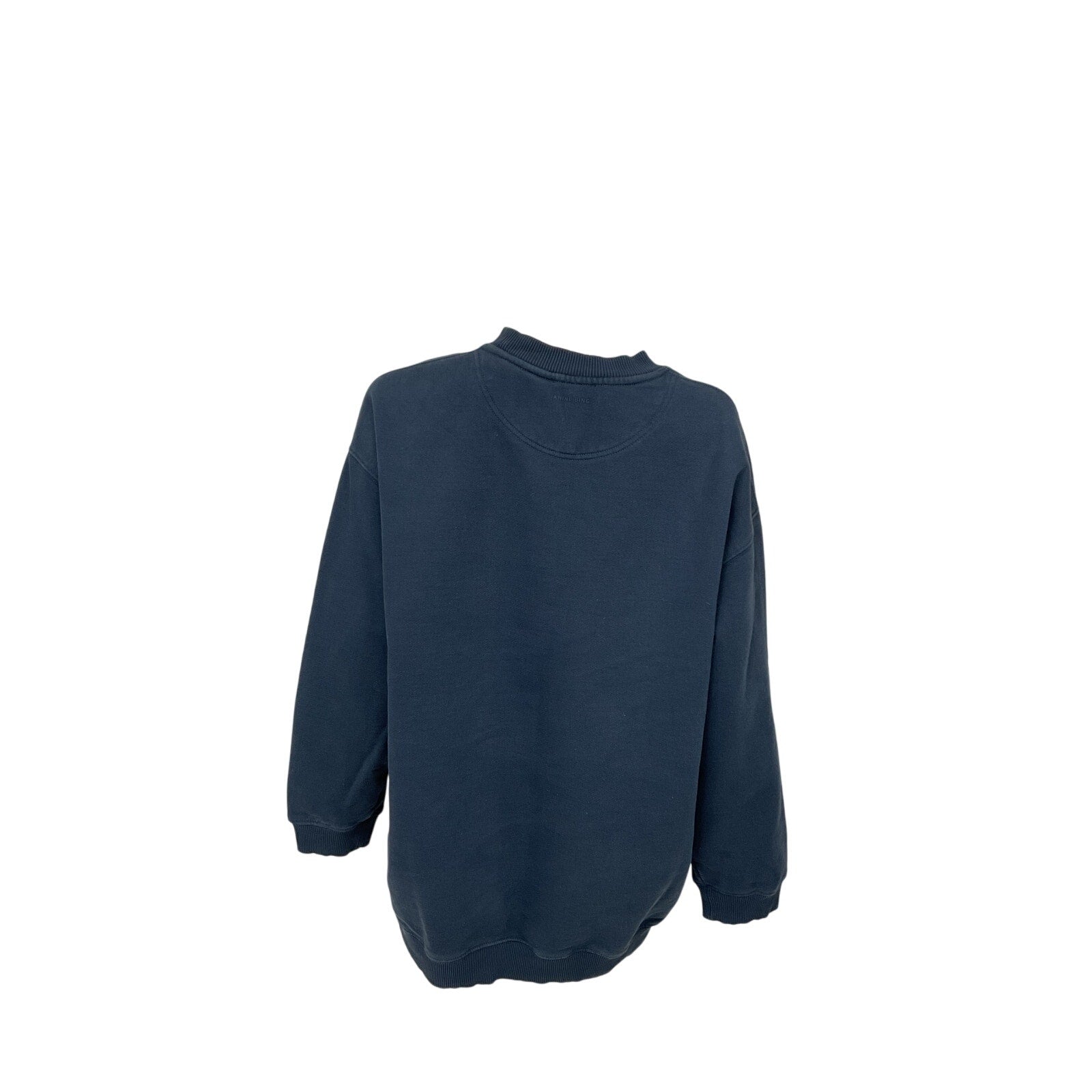 Anine Bing 'Tyler' Blue Cotton Bing Sweatshirt Size S