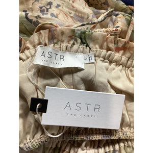 Astr The Label Romantic Blue And Peach Floral Odina Dress Size L NWT