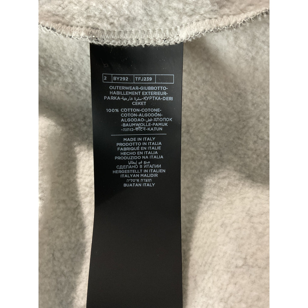 Tom Ford Long Sleeve Grey Cotton Flecked Melange Jersey Hoodie Size 52