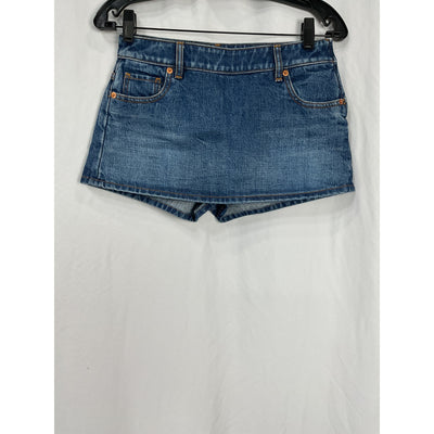 Valentino Denim Mini Skort - Size US 2