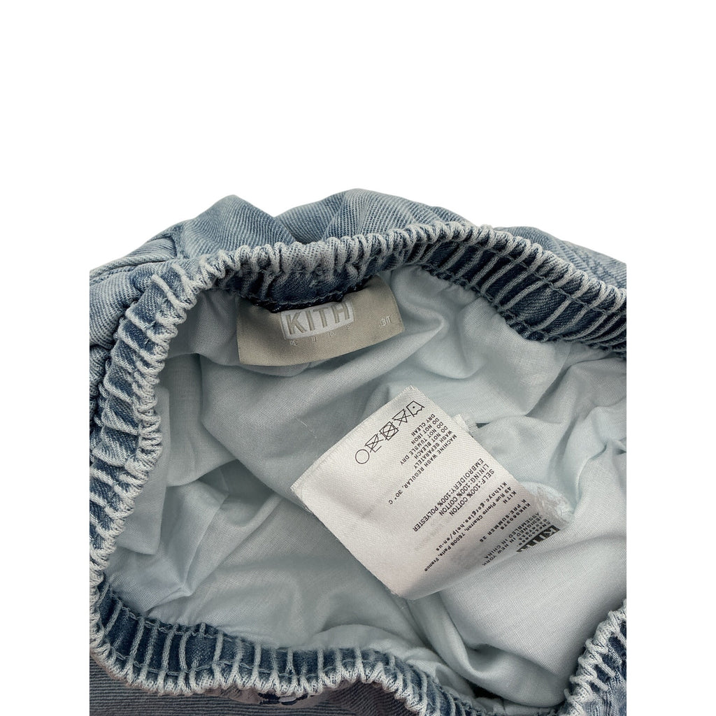 Kith Floral Paisley Chambray Blue Apollo Short - Kent Light Wash Size 3T