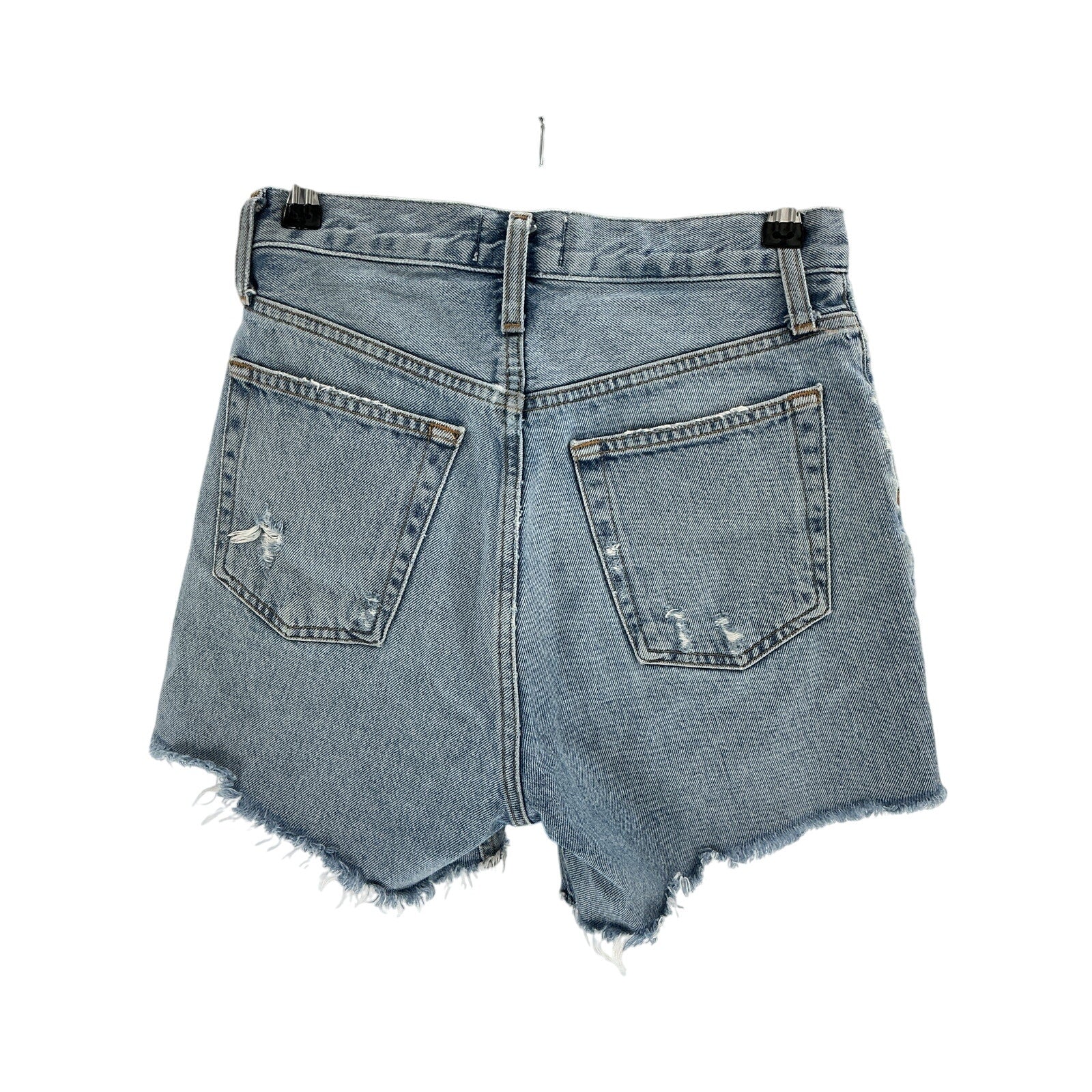 Agolde 'Parker' Blue Cotton Long Short Size 24