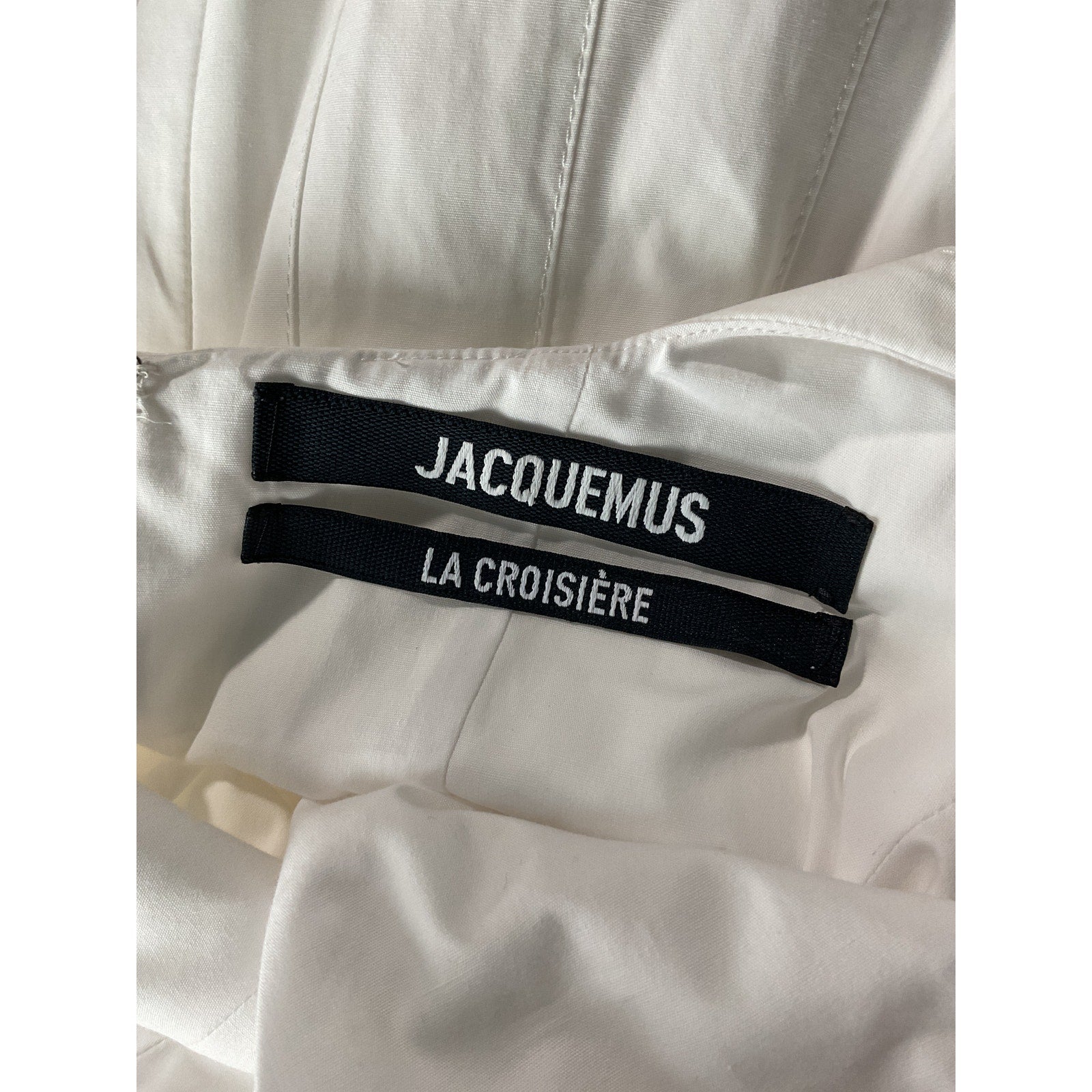 Jacquemus 'Agave' White Cotton Dress Size FR 34/US 2