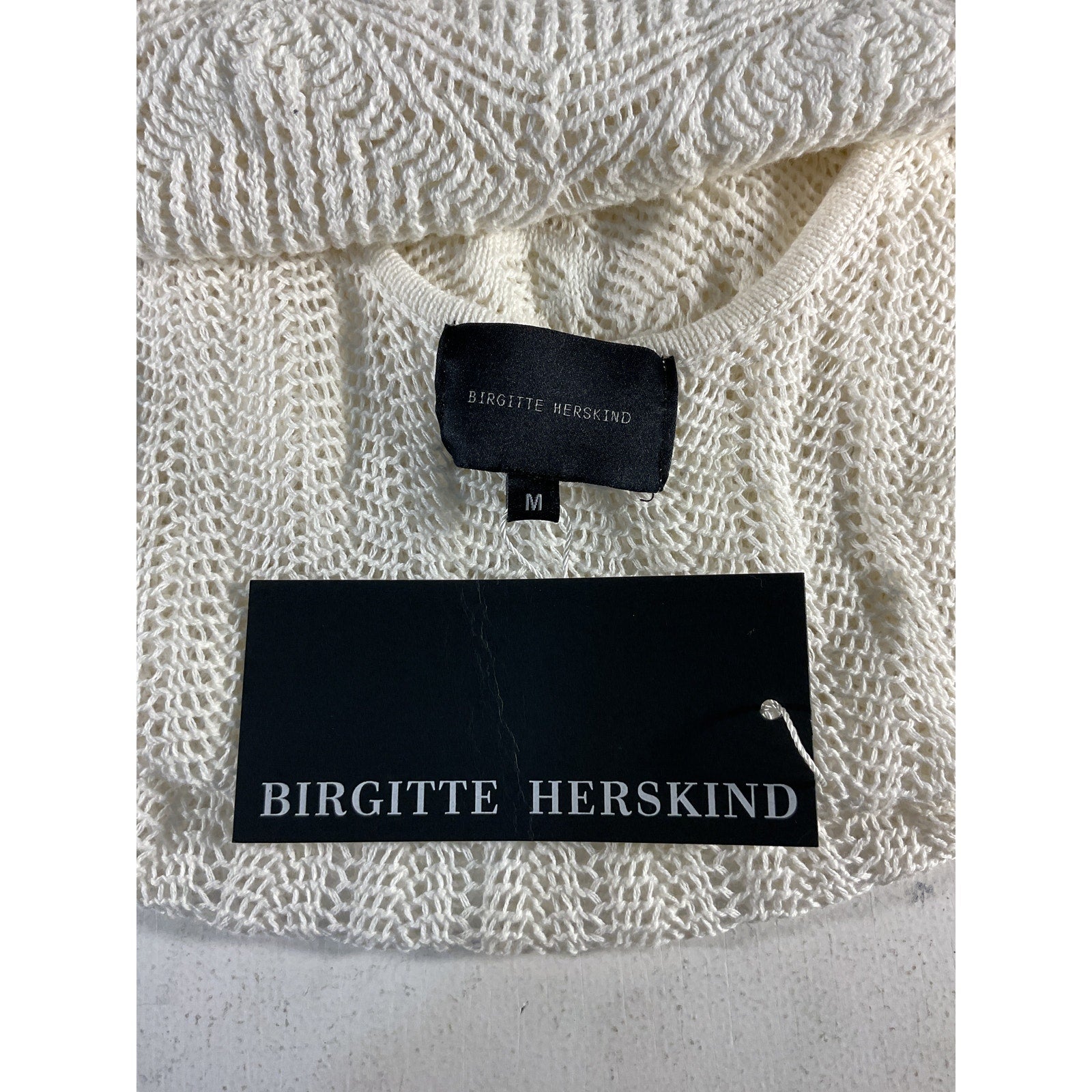 Birgitte Herskind 'Kennedy' White Open Back Dress Size M - NWT