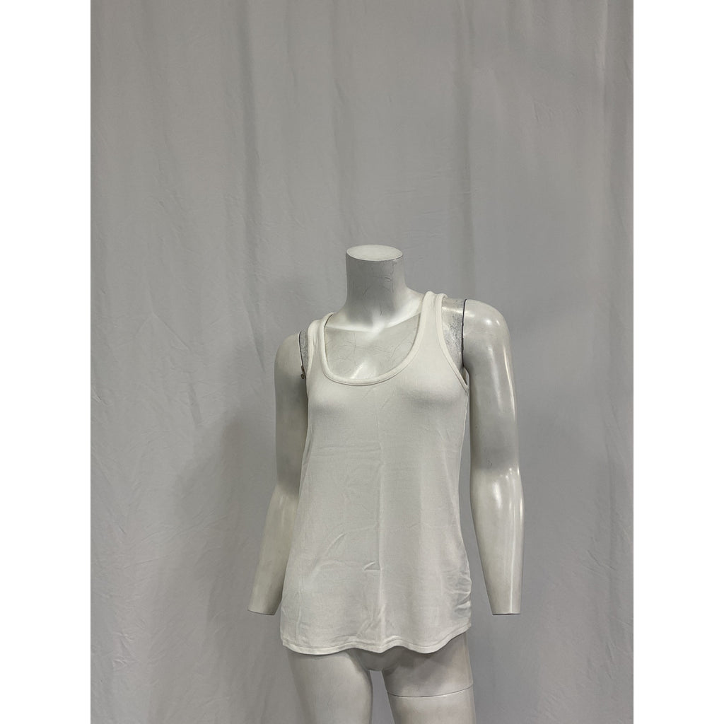 Hatch The Softest Rib White Nylon Tank 2-Pack Size 2