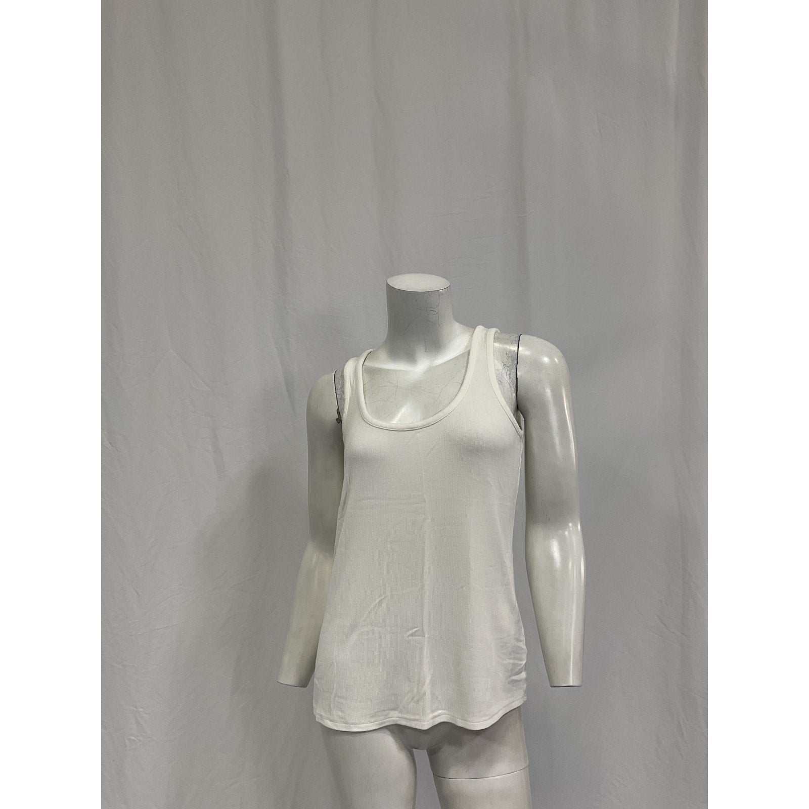 Hatch The Softest Rib White Nylon Tank 2-Pack Size 2