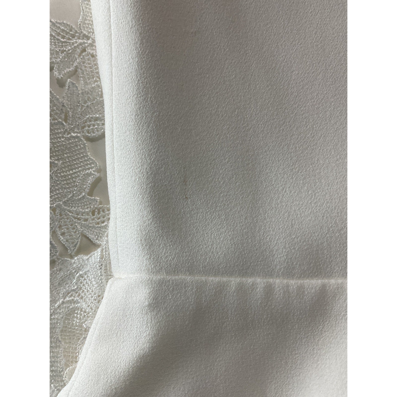 Sau Lee 'Florence' White Polyester Dress Size 10 - NWT