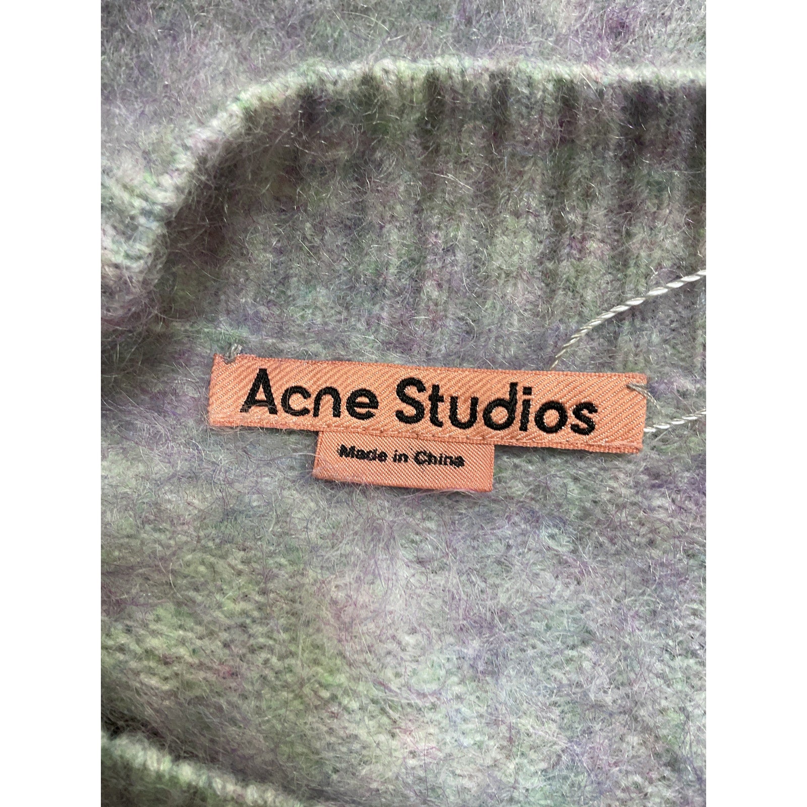 Acne Studios Purple Mohair Pullover Sweater Size S