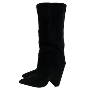 Raye Suede Black Tarrytown Boots Size 7