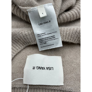 Lisa Yang Cashmere Tan Camille Sweater Size 1