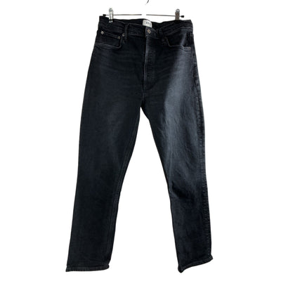 Agolde Classic Black Riley Straight Denim Jeans Size 29