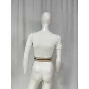 Helmut Lang 'Baby' White Cotton Tee Size S