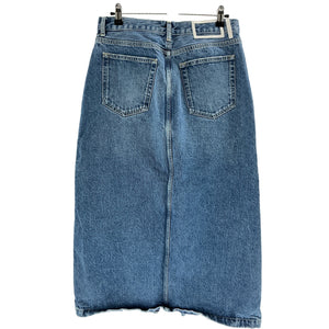 La Ligne Classic Blue Denim Jeans Kate Skirt Size 29